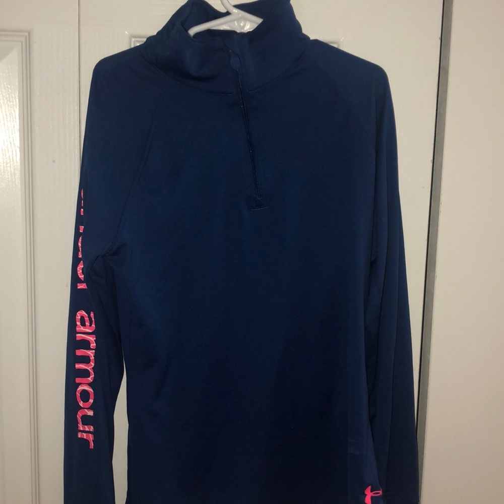 under armour girls quarter zip